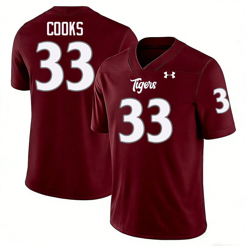Texas Southern Tigers #33 Matthew Cooks College Football Jersey,Uniforms Stitched-Maroon Texas Southern Tigers #33 Matthew Cooks College Football Jersey,Uniforms Stitched-Maroon